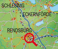 Landkarte zum Bismarckstuben im Hotel Hansen